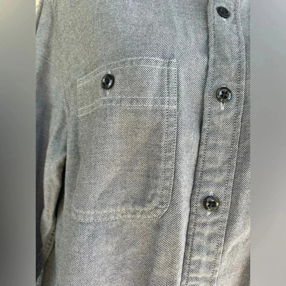 J.Crew men’s button down shirt color gray size M front chest pockets preloved - Picture 7 of 7